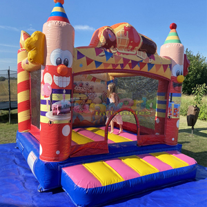 Castillo inflable comercial con diseño de payaso, castillo hinchable para fiestas infantiles, casa de brinco. - Product Image 3