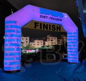 Running Fun Impresión <span class=keywords><strong>completa</strong></span> Arco al aire libre Entrada inflable Arco Start Finish Arco para eventos - Product Image 2