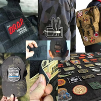 Patch en PVC personnalisé - Patchs souples personnalisés |   Support auto-agrippant thermocollant et à coudre |   Badges et appliques en silicone caoutchouc