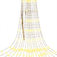 Guirlandes lumineuses LED étanches pour extérieur, rideau de lumières en cascade, décoration de jardin, Noël, famille, mariage, fête, CRI 90 élevé