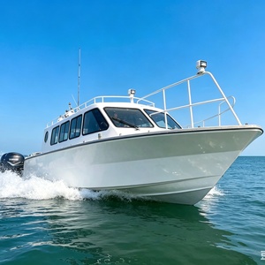 Grandsea - Barco de Cabina Completa de Aluminio de 40 pies/12 m con Motor Fuera de Borda, Barco de Carga Rápida en Venta - Product Image 1