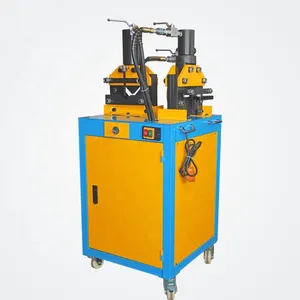 JTM-633 high quality angle iron punching shearing machine 3 in 1 hole punching cutting chamfering machine for angle iron