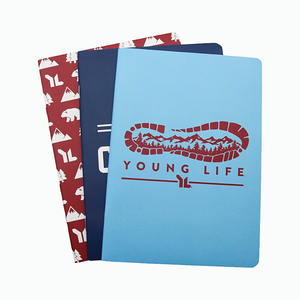 Ensemble de carnets à reliure agrafée promotionnels, taille personnalisée, papeterie, journaux, 24 feuilles pour les écoles et les bureaux - Product Image 1