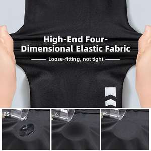 Camiseta Deportiva de Media Cremallera para Hombre, de Verano, Manga Larga, Secado Rápido, Delgada, para Entrenamiento, Cuello Deportivo, para Correr al Aire Libre, de Seda Helada - Product Image 2