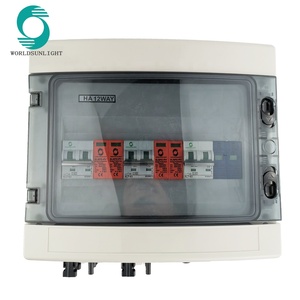 WSDB-PV AC + DCシリーズIP65 DCソーラーPVアレイストリングコンバイナーボックスソーラーコネクタとケーブルグランド付き - Product Image 1