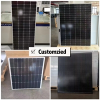 Mini panneau solaire monocristallin PERC haute efficacité pour applications extérieures, 12V 18V 100W 80W 150W 120W 180W 200W personnalisable