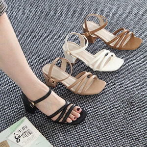 Sandalias de Tacón Alto con Pedrería y Diseño de Verano para Mujer, Estilo Moderno, con Plataforma y Punta Abierta - Product Image 1