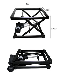 Table à manger moderne multifonctionnelle, réglable en hauteur, avec structure en fer, support pliable télécommandé, pour hôtel et chambre à coucher - Product Image 6