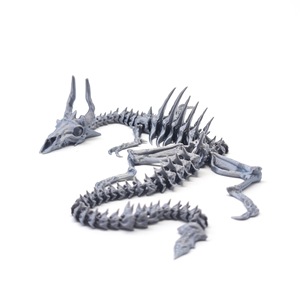 Squelette de dragon imprimé en 3D avec articulations mobiles, figurine artisanale, emballage en boîte, cadeau idéal pour service à thé, aquarium, vente en gros - Product Image 6