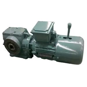Vertical to horizontal 1:1 ratio 90 degree helical geared motor agitator gearbox