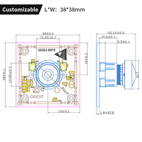 Dengan mikrofon 5MP Cmos IMX335 2K kamera keamanan CCTV sistem pemantauan modul kamera usb