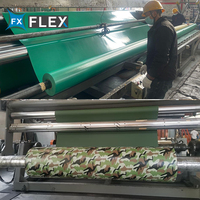 Rouleau de bâche en tissu toile stratifiée/enduite PVC 1000D personnalisé FLFX