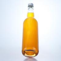 Harga Pabrik Langsung Botol Transparan 330ml 500ml 12oz Botol Kaca Bir untuk Bir Air Soda Minuman Dengan Tutup Sekrup
