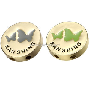Etiquetas <span class=keywords><strong>de</strong></span> Joyería <span class=keywords><strong>de</strong></span> Acero Inoxidable con Logotipo Grabado, Diseño <span class=keywords><strong>Personalizado</strong></span>, Discos <span class=keywords><strong>de</strong></span> 1 mm <span class=keywords><strong>de</strong></span> Grosor, Chapados en <span class=keywords><strong>Oro</strong></span>, Plateados Brillantes - Product Image 4