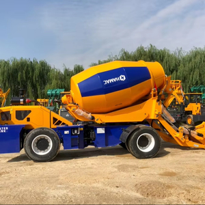Ventes d'usine Nouveau design Camion malaxeur à béton autochargeur HAMAC 3,5 m³ avec moteur Yuchai 4105 à vendre à prix compétitif - Product Image 1