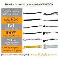 Cable de Conexión Personalizado JST XH, Arnés de Cables con Conector Macho a Hembra de 2.54mm, Cable Plano Tipo Cinta para Conexiones Electrónicas