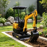 Micro-excavatrice pour travaux municipaux offrant une utilisation fiable sur site aux distributeurs d'équipements agricoles
