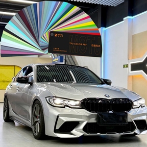 MOTJ 7.5mil TPU Color PPF Light Chasing Silver PPF Película de Protección de Pintura Autorreparable de Alta Calidad para Carrocería de Coche - Product Image 1