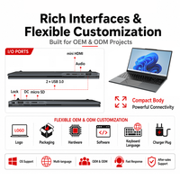 Ordinateurs portables professionnels à écran tactile interactif FHD de 15,6 pouces, vente en gros OEM/ODM E160U Win10/11, processeur Intel Core I5 6200U, haute vitesse