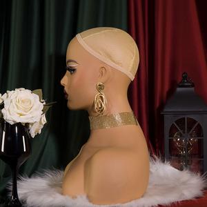 Tête de mannequin en cheveux humains, perruque de mannequin, tête de mannequin pour l'entraînement - Product Image 4