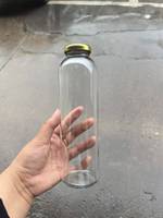 Bouteille en verre à prix d'usine 250ml 330ml 500ml avec bouchon métallique pour boissons, eau potable, jus, fruits, vin, café