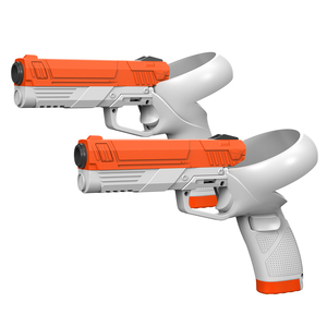 Pistola para Juegos de Realidad Virtual, Empuñadura para Controlador de <span class=keywords><strong>2</strong></span> Pistolas, Buena Experiencia de Juego para <span class=keywords><strong>2</strong></span> Accesorios de Juego - Product Image 2
