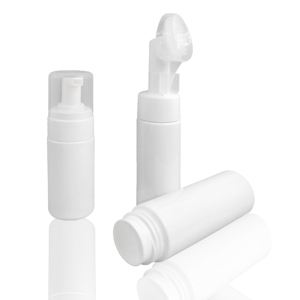 Nhà Máy Bán Buôn Tùy Chỉnh Pet Xà Phòng <span class=keywords><strong>Dispenser</strong></span> 100Ml 150Ml 200Ml Nhựa Bọt Chai Bơm Với Silicone Bàn Chải Làm Sạch - Product Image 2