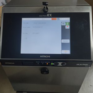 Imprimante jet d'encre continu (CIJ) Hitachi RX2 d'occasion, très demandée, machine de codage industrielle à encre noire pour l'impression de codes lots et codes-barres - Product Image 5