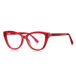 Modèle 2276 Montures de lunettes œil de chat pour femme Monture de lunettes tendance pour <span class=keywords><strong>myopie</strong></span> Monture optique Stock prêt Optik Lunettes décoratives - Product Image 3