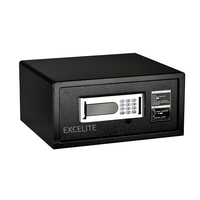 EXCELITE Cabinet banquier avec 2 serrures à clé ignifuge bureau personnalisé boîte à pistolet numérique biométrique petit grand résistant au feu hôtel coffre-fort