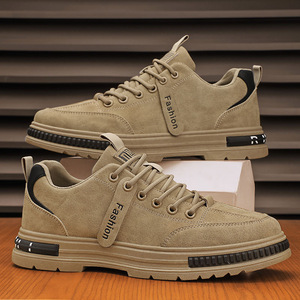 Spring New <b>Mens</b> Labor Protection <b>Shoes</b> Breathable Non Slip Trendy Versatile Outdoor Sports Dad Sneakers For <b>Work</b> Site - Product Image 3