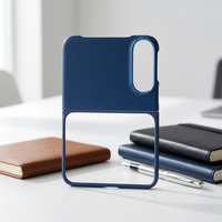 Étui de téléphone à clapet en cuir PU de luxe avec cadre avant en verre trempé pour iPhone 18 Fold, protection anti-rayures de l'appareil photo