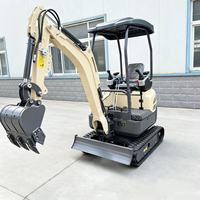 Mini-excavatrice compacte sur chenilles pour travaux miniers, petit équipement de terrassement