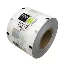 Film d'étanchéité en rouleau personnalisé avec logo pour gobelets en plastique, aluminium, PET, PE, pour gelée et boba, film d'étanchéité facile à décoller pour gobelets à jus en plastique