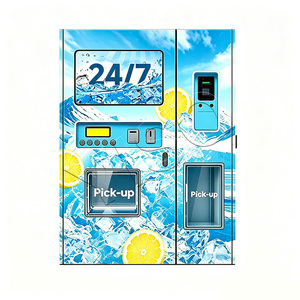 Distributeur Commercial Automatique de Glace et d'Eau YISO 24H, 100 kg de Glace, 400 Gallons/Jour, Kiosque de Vente Libre-Service pour Stations-Service - Product Image 1