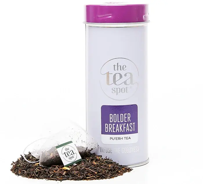 Desain kustom kualitas tinggi teh spot udara ramping tinggi kaleng teh dapat dengan sekrup keluar tutup dan steker tutup dalam kaleng teh ganda
