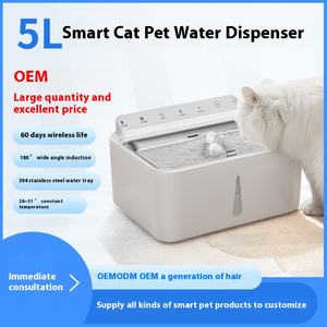 Smart Pet <span class=keywords><strong>Dog</strong></span> acqua alimentatore silenzioso circolazione automatica filtrazione temperatura costante riscaldamento fonte di ricarica-acqua per gatti - Product Image 5