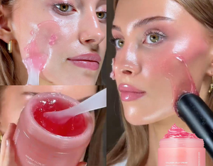 كريم وجه كوري لشد البشرة وترطيبها وتفتيحها بخلاصة الورد والنياسيناميد وكولاجين جيلي، متوفر للعلامة الخاصة OEM ODM - Product Image 4