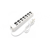 Hub USB 2.0 de 7 Puertos Bajeal con Interruptores Individuales de Encendido/Apagado, Plug and Play, Salida de Video, Compatible con Windows/Linux/Mac OS, Garantía de 12 Meses