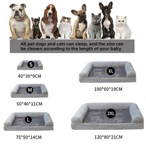 Fashionable Orthopedic Sofa Pet <strong>Bed</strong> for Large <strong>Dogs</strong> All-Season Waterproof Chew-Resistant Rectangle Furniture with Washable <strong>Cover</strong> - Product Image 6