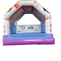 Château gonflable sur le thème de fête Offre Spéciale 4*4m château gonflable château coloré gonflable aire de jeux intérieure pour enfants château plein d'entrain commercial à vendre