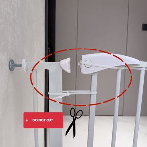 Hochwertige Metall Abs versenkbare Hunde tor Modern Style Faltbare Haustier tür Leitplanke Solid Animal Pattern Baby Safety Play Gate - Product Image 2