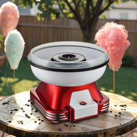 Nouvelle machine à barbe à papa électrique à ventouse pour enfants, machine à barbe à papa en sucre, machine à barbe à papa pour un usage domestique et pour les fêtes