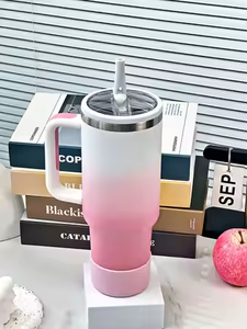 Taza de viaje al vacío de doble pared de acero inoxidable de 40 oz personalizada Adventure, vaso de 40 oz con asa, termo térmico para beber café - Product Image 2