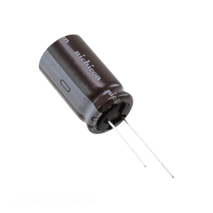 Condensador de Canal de Fabricante, de Aluminio, con Orificio Pasante, 82uF 20% 420V, Radial TH UCYW6820MHD6 - Product Image 1