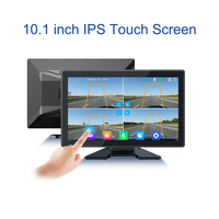 Écran tactile IPS 10,1 pouces 4 canaux 1024x600, écran partagé, caméra de recul pour camion BSD (détecteur d'angle mort) 170° 1080P, étanche IP68
