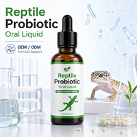 Supplément liquide probiotique naturel pour reptiles - Favorise l'équilibre de la flore intestinale et l'absorption des nutriments - Nutrition personnalisée pour animaux de compagnie OEM ODM