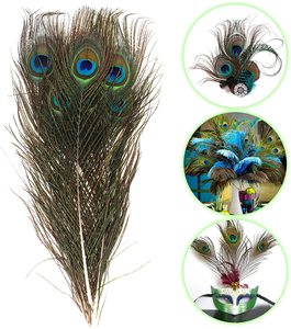 Plumes d'œil <span class=keywords><strong>de</strong></span> <span class=keywords><strong>paon</strong></span> naturelles et véritables pour <span class=keywords><strong>bouquet</strong></span>, bricolage, artisanat, vêtements, décalcomanies, décoration <span class=keywords><strong>de</strong></span> mariage et <span class=keywords><strong>de</strong></span> fête - Product Image 3