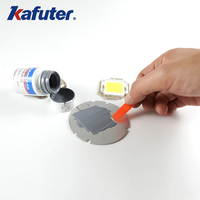 Kafuter K-5213 Pâte de silicone thermiquement conductrice grise 1kg/pot Certifiée ISO9001/ISO16949 Revêtue d'adhésif