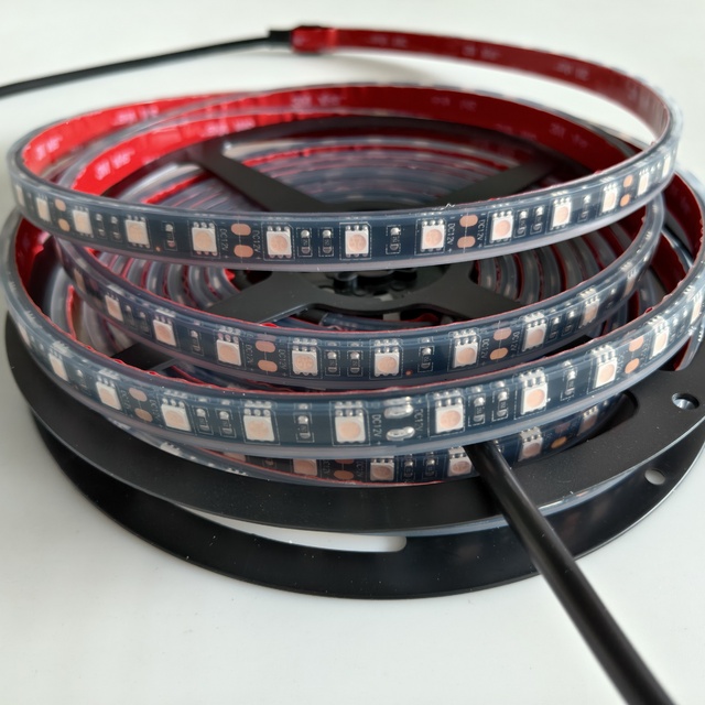 Black PCB UV  Light Strip  5050 purple   Flexible Led Strip Light IP68 Waterproof  Outdoor Decoration